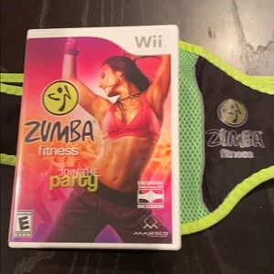Wii Zumba fitness game dvd